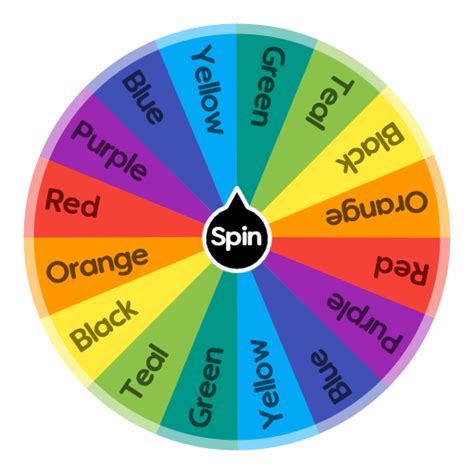 Whats My Favorite Color Spin The Wheel App