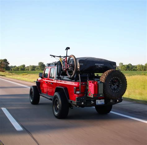 Side Mount Bike Rack From Jcr Offroad Jeep Gladiator Jt News Forum