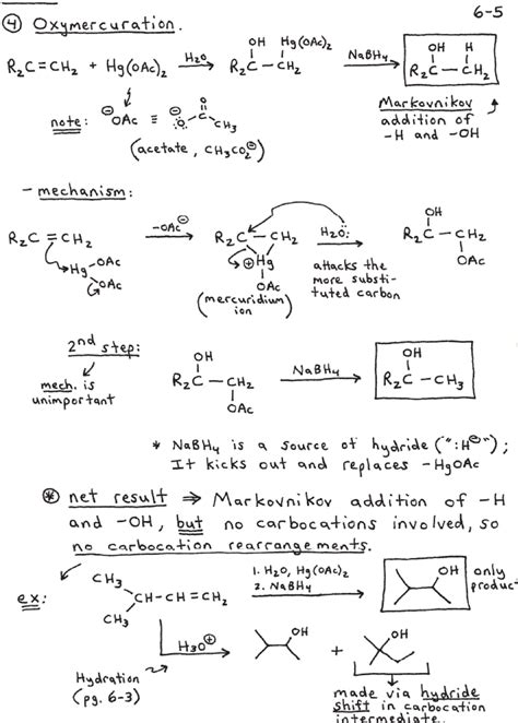 U Reactions And Synthesis Of Alkenes Section 6 Of Organic Chemistry