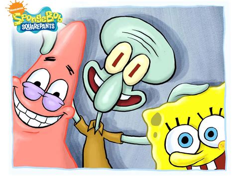 Spongebob Patrick And Squidward Patrick Star Spongebob Wallpaper