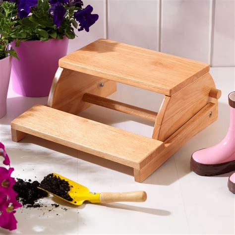 This diy nesting step stool combo has a smaller step stool nested within a larger stool so it can ser. Kid Kraft Flip Stool - Natural - 15321 | Step stool, Step ...