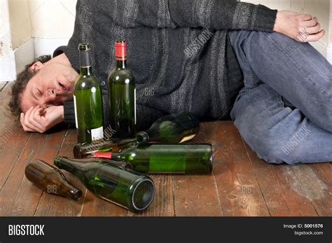 Drunk Man Lying Image And Photo Free Trial Bigstock