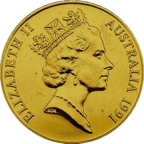 200 Dollars Elizabeth Ii 3rd Portrait Emu Gold Bullion Coin