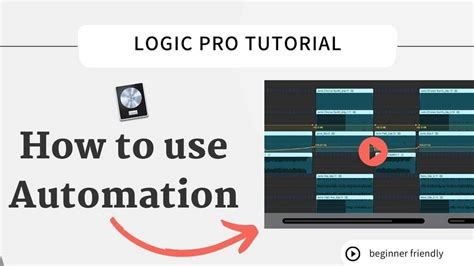 How To Use Automation In Logic Pro