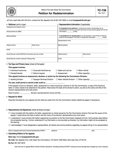 Petition For Redetermination Fill Out And Sign Online Dochub