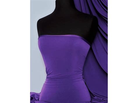 Silk Touch 4 Way Stretch Lycra Fabric Violet Q53 Vlt