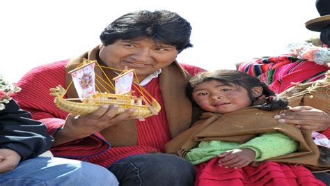 Indígenas Bolivianos Comprometidos Con La Continuidad De Evo Morales