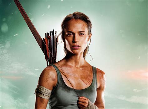 Wallpaper Id 31683 Lara Croft Tomb Raider Alicia Vikander 4k Free Download