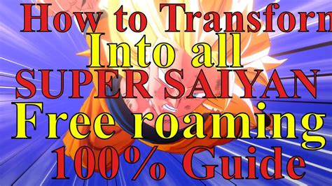 Can you transform in free roam in dbz kakarot? How To Transformations in Free Roam - Dragon Ball Z Kakarot - YouTube