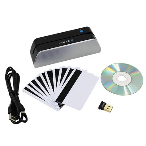 Msr X6 Bluetooth Magnetic Stripe Card Reader Writer Skimmerbuilders