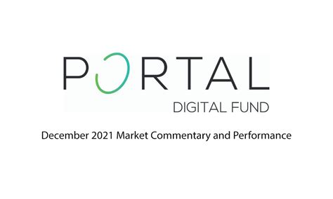 December 2021 Market Commentary And Performance Portal Asset Management