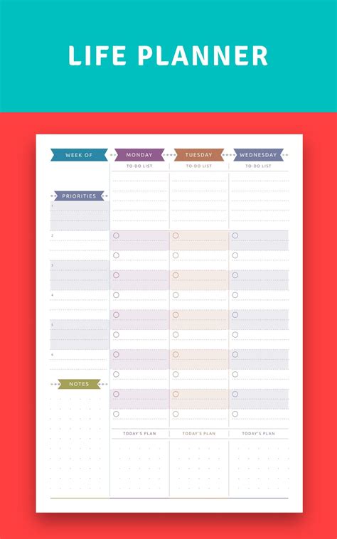 Pin On To Do Planner Template