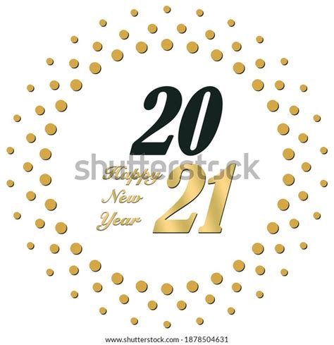 Happy New Year 2021 Greetings Vector Stock Vector Royalty Free
