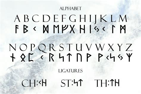 Freebie Printable The Runic Alphabet Witchcraft Magick Viking Pewter