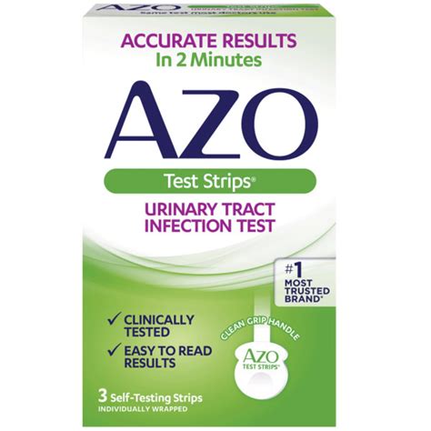 Azo Urinary Tract Infection Uti Test Strips Clinically Tested Ct Pick Up In Store Today