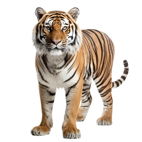 Fondo Transparente Del Tigre De Bengala De Cuerpo Completo PNG Dibujos