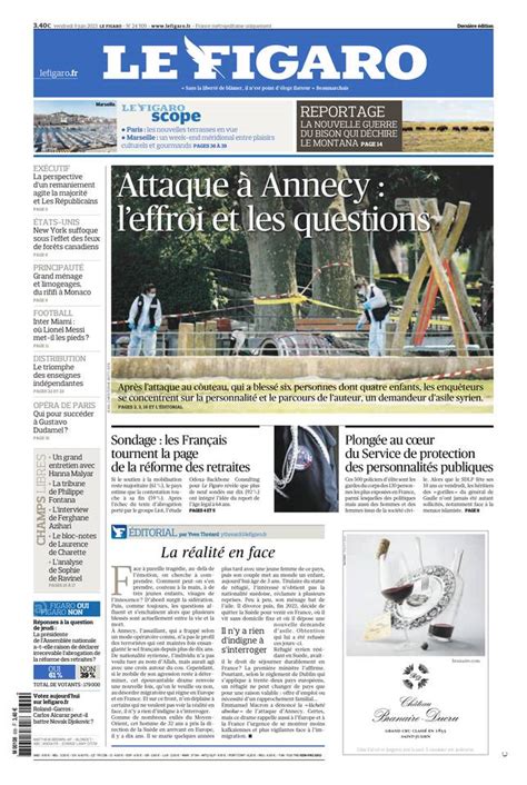 Le Figaro édition Numérique Du 9 Juin 2023