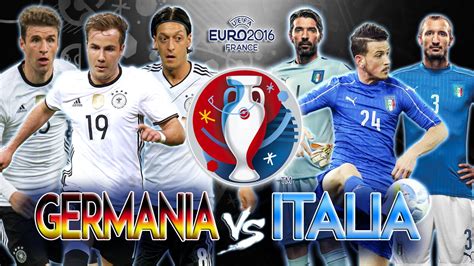 Polonia vs italia (pool b, a lodz). Germania vs Italia | UEFA EURO 2016 FRANCE 02-07-16 - YouTube