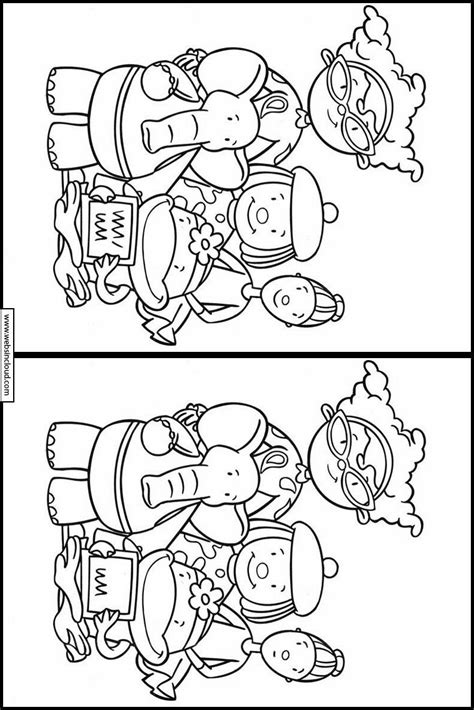 Printable Worksheet Spot The Differences Jo Jos Circus 29