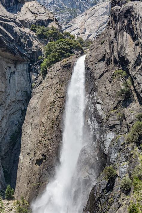 Yosemite Fall In Yosemite Valley National Park Stock Image Image Of