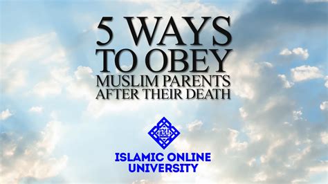 5 Ways To Obey Muslim Parents After Their Death ᴴᴰ ┇
