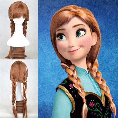 Anna Frozen Hair Wig For Adults Costume Party World