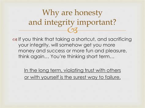 Ppt Honesty And Integrity Powerpoint Presentation Free Download Id