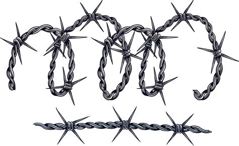 Barbed Wire Circle Png Free Logo Image