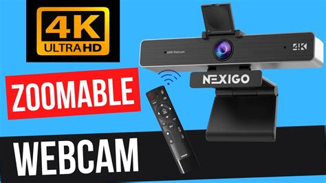 New 4k Zoomable Webcam The Nexigo N950p Pro Remote Controlled Webcam