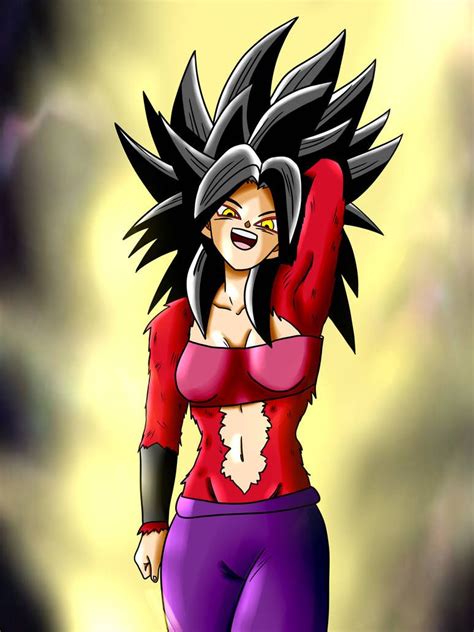 The form is a different branch of transformation from the earlier super saiyan forms, such as super saiyan. Caulifla Super Saiyan 4 by deriavis on DeviantArt in 2020 ...