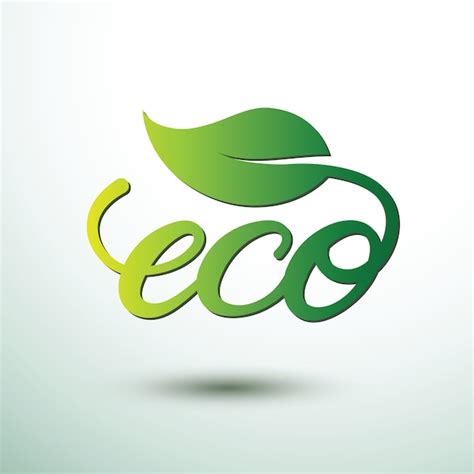 Eco Logo Premium Vector