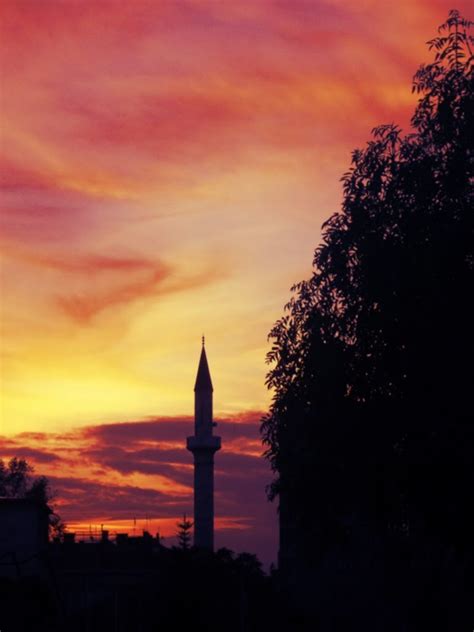 Filea Mosque In Sunset Wikitravel Shared
