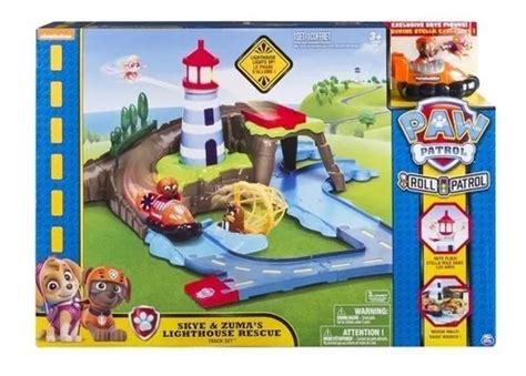 Paw Patrol Skye And Zumas Lighthouse Rescue Track Spin Master Envío Gratis
