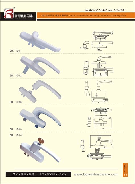 Borui Cremone Handle Multi Point Lock Series Borui Hardware Iso