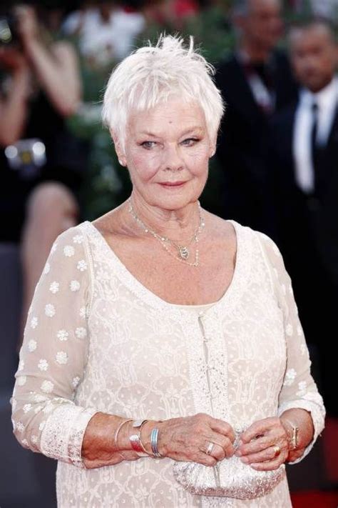Judi Dench Short Haircut For Older WomenJudi Dench Has Brilliantly Coped With The Role Of James