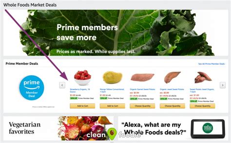 The whole foods market app can help you locate the nearest whole foods location, show you special prime member deals that are currently on offer, and also highlight items that prime members can buy with an additional 10% discount off of the sale price. How to Use an Amazon Prime Membership to Save Money at ...