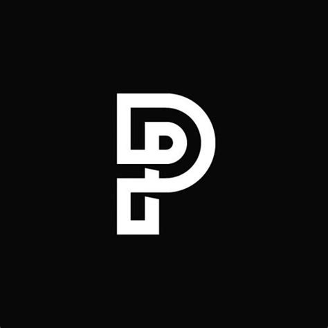 Symmetry Symptom P Logo Design Graphic Design Logo Geometric Logo