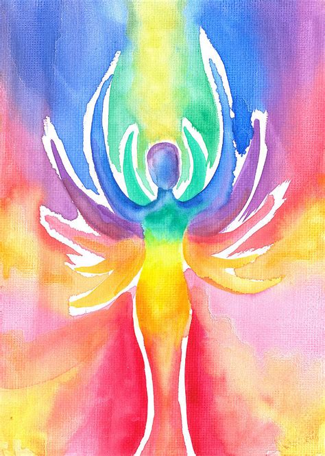 Rainbow Angel By Katie Clark