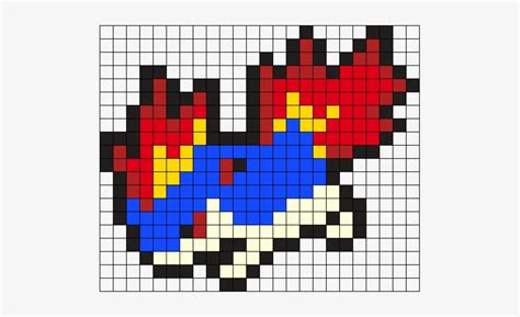 Quilava Pokemon Bead Pattern Perler Bead Pattern Quilava Pixel Art