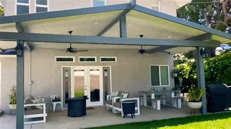 Gable Patio Cover By Above And Beyond Patios Youtube