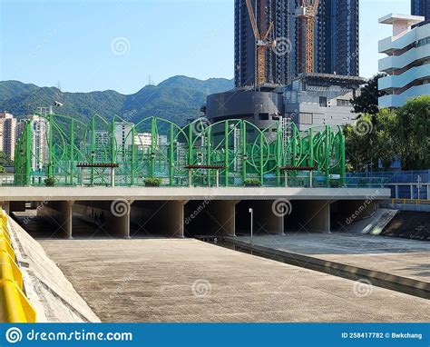 Bridge Over Shing Mun River At Tai Wai Shatin New Territories Hong Kong