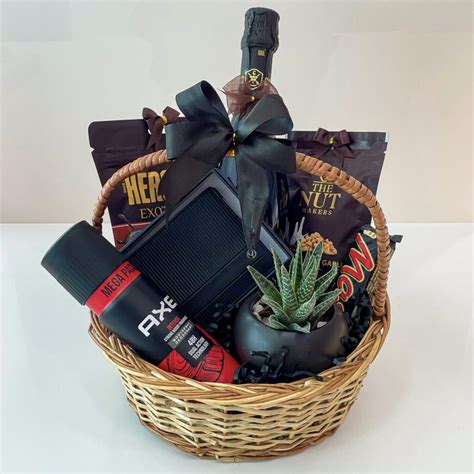 Buy Send Birthday Gift Basket For Men Angroos