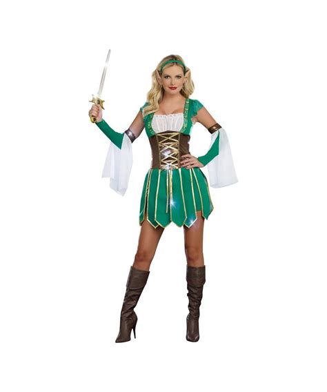 Adult Warrior Elf Sexy Costume Women Costumes