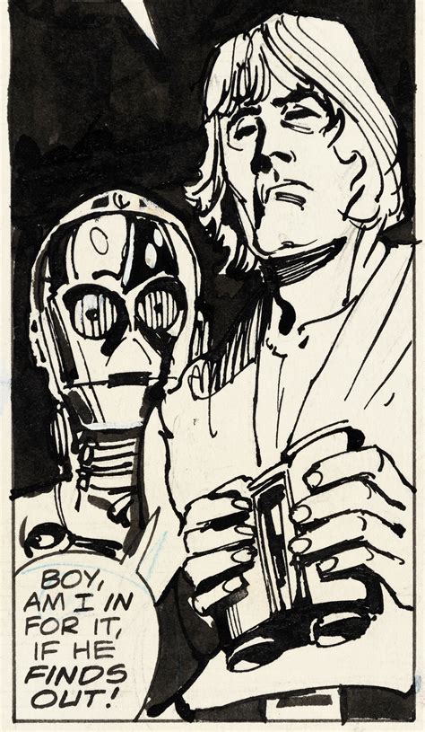 Hake S Star Wars 1 Comic Book Page Original Art By Howard Chaykin