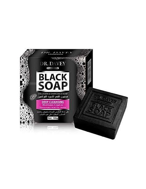 Black soap is a unisex soap that anyone can use. Dr davey Black soap Collagen & Charcoals soap
