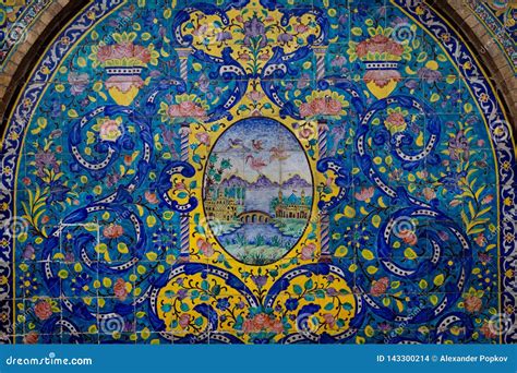 Persian Mosaic Tehran Editorial Stock Image Image Of Country 143300214