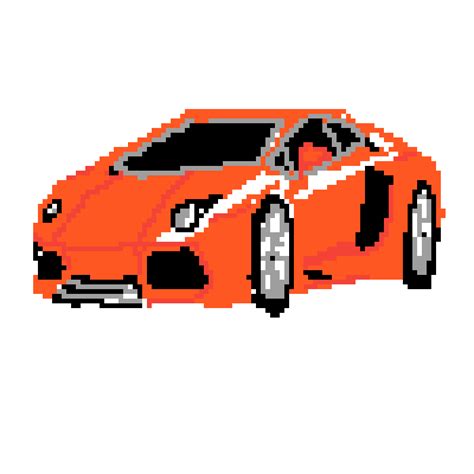 Sacrosegtam Pixel Art Lamborghini Aventador