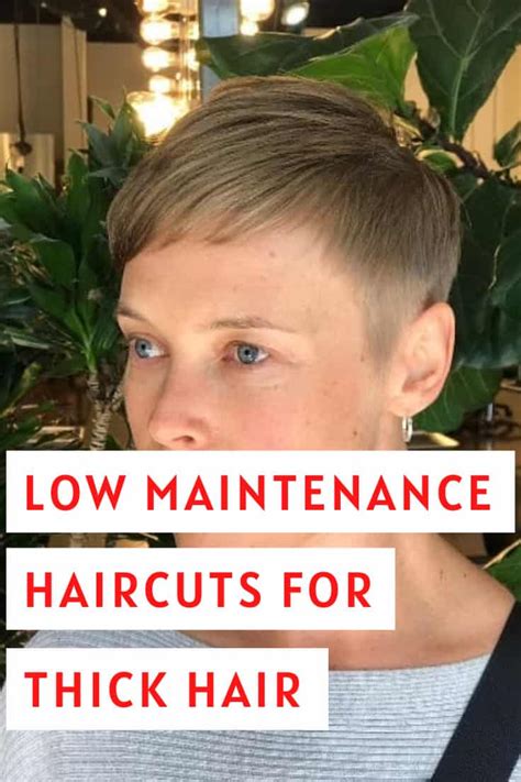 Cool Low Maintenance Haircuts For Thick Hair Updated