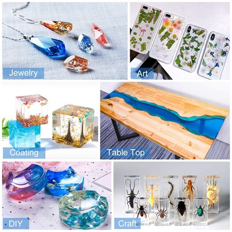 16oz / 530g Epoxy Resin Crystal Clear Kit for Jewelry DIY Art Craft