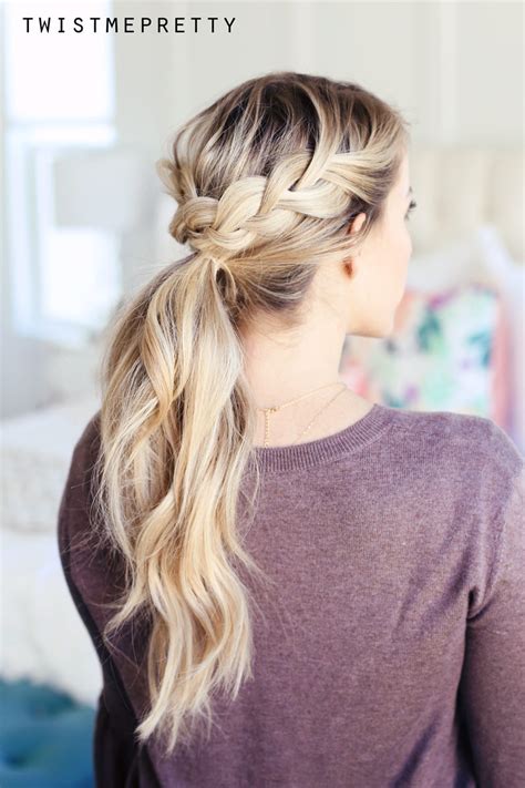 Working one braid at a time, pinch off enough extension hair to match the size of the section of natural hair you'll be braiding. How to do a Crown Braid (2 ways) - Twist Me Pretty